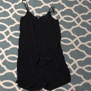 Jcrew black romper. Size medium